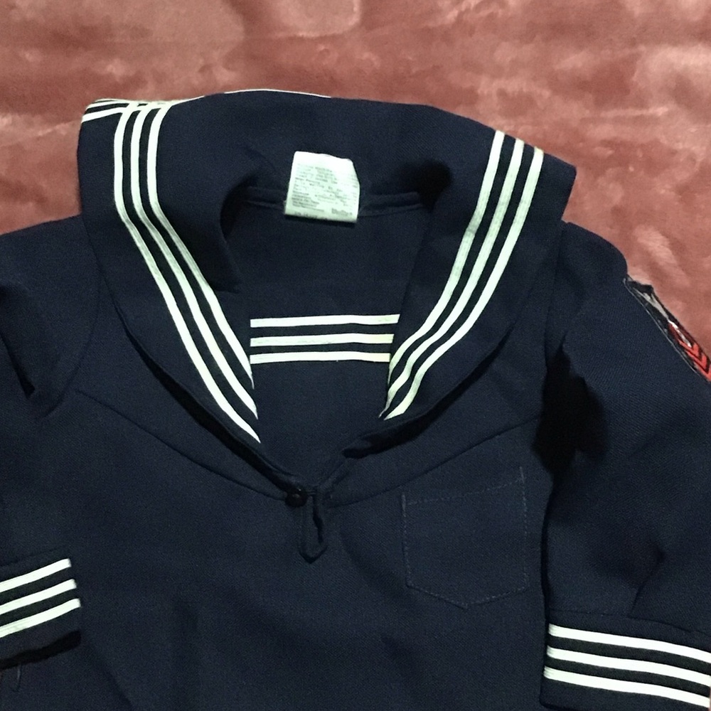 Navy Blue Sailor Kids Shirt